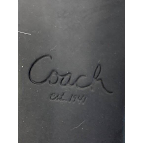 Coach Delphine Brown Signature Canvas Ballet Flats Size 7.5 7510 GUC Shoes - Picture 7 of 11